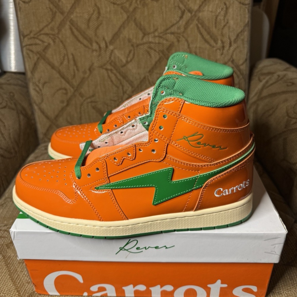 Kool Kiy 85 High Anwar Carrots limited release REVES Men's‎ 11.5 New Damaged Box